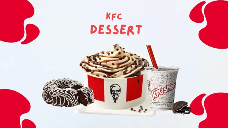 kfc dessert menu 2023